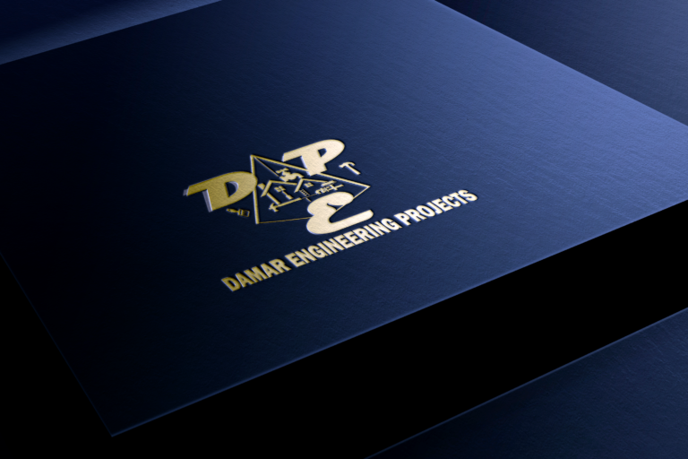 Elegant luxurious black box golden brand logo mockup